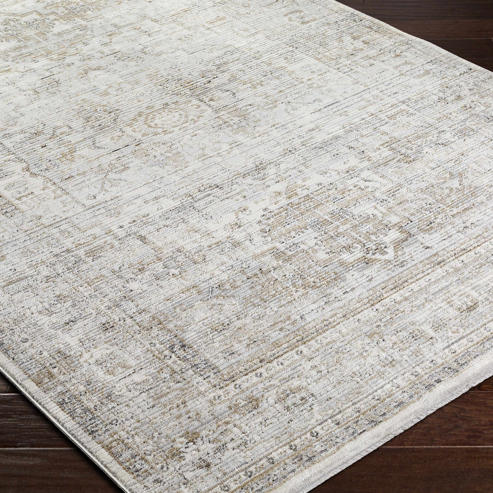 Kazou Gray Medallion Area Rug