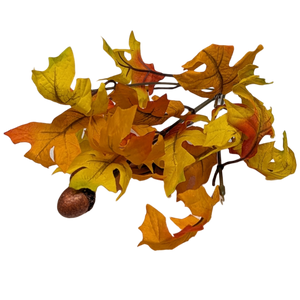13-Inch Autumn Oak Leaf Bush