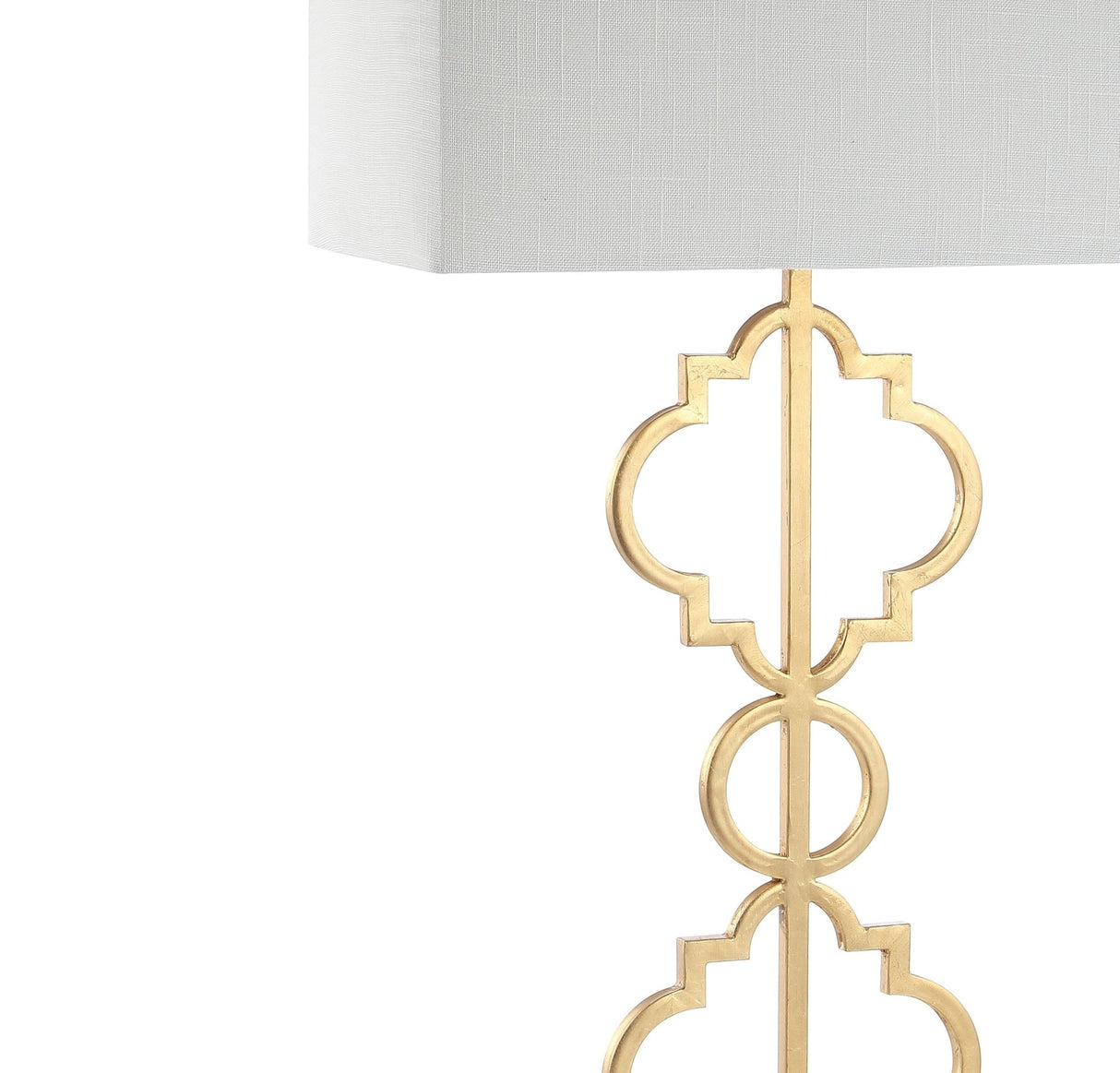 Selina iron ogee trellis modern led table lamp - Tuesday Morning - Table Lamps