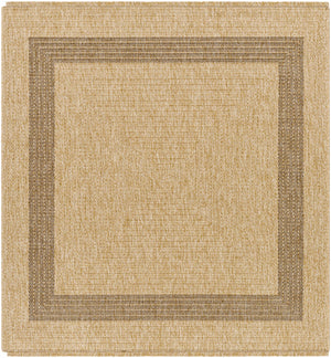 Andie Bordered Faux Jute Rug