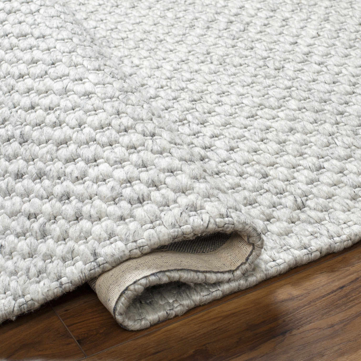 Kassa Gray Hand Woven Area Rug - Clearance