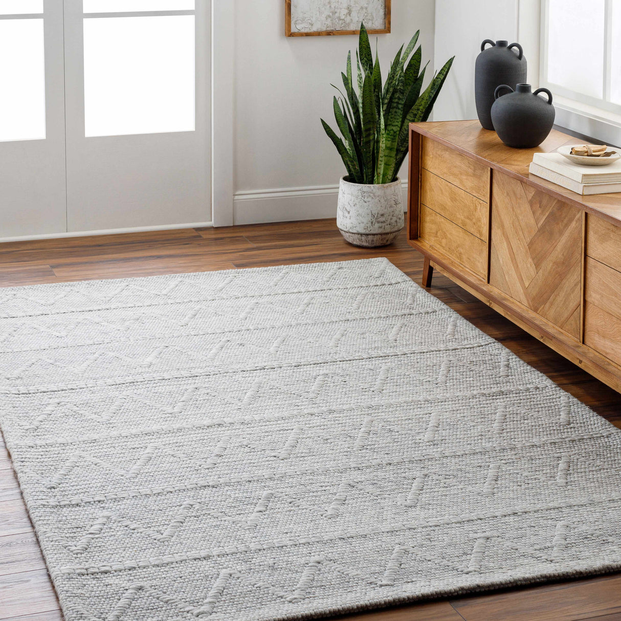 Kyung Gray Area Rug - Clearance