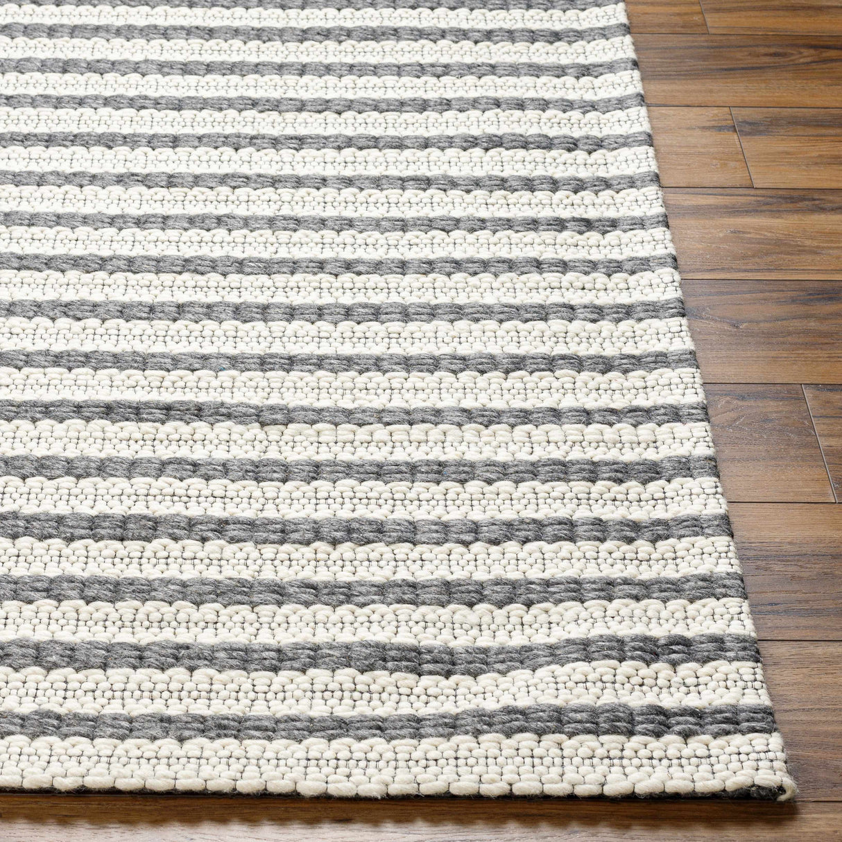 Laleh Cream & Gray Area Rug - Clearance