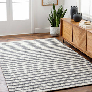 Laleh Cream & Gray Area Rug - Clearance