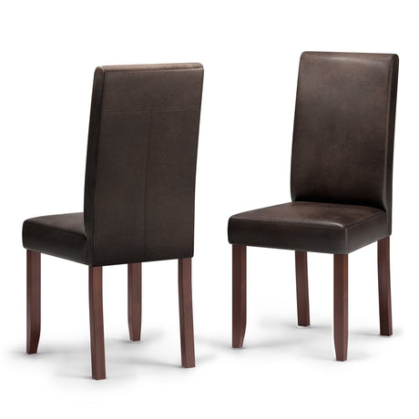 Serendipity Faux Leather Dining Chair, Set of 2 - Dining Chairs
