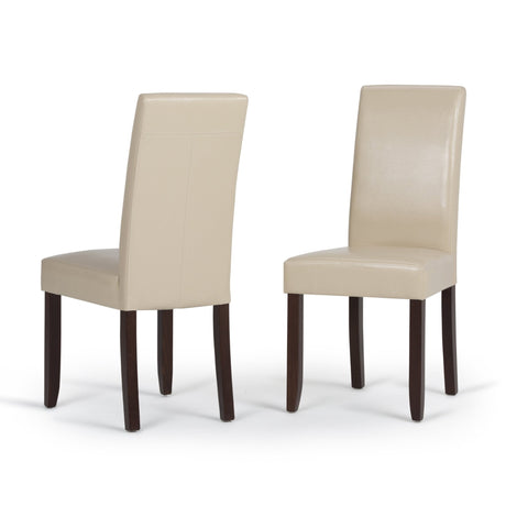 Serendipity Faux Leather Dining Chair, Set of 2 - Dining Chairs