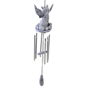 Angelic Cat Memorial Windchime – 17 Inch