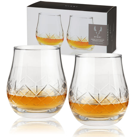 Admiral-crystal-heavyweight-bourbon-glasses-viski®-Cocktail-Glasses