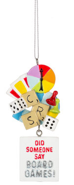 Game Night Ornament - Board Games