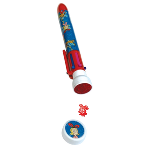 6 Color Pen With Stamper - Cindy Lou Who
