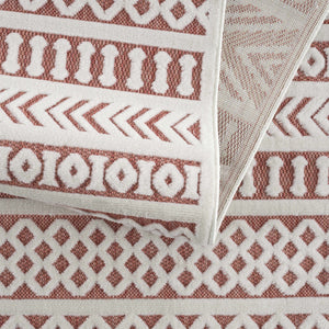 Jove Orange Outdoor Rug - Clearance