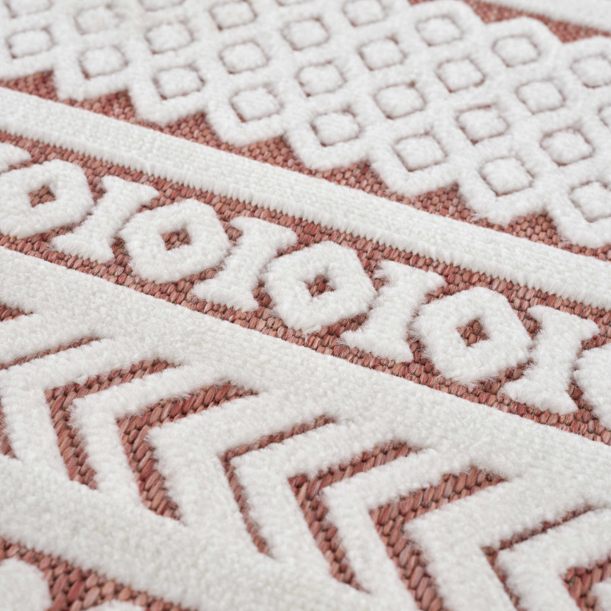 Jove Orange Outdoor Rug - Clearance