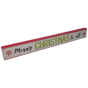 Merry Christmas to All - Tabletop Shelf Sitter