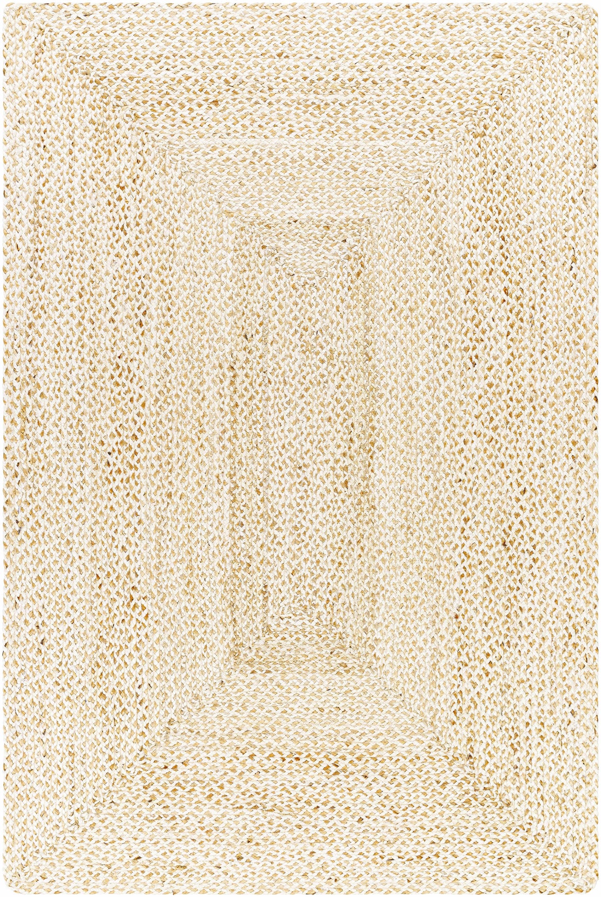 Elkie Cream Jute Area Rug - Clearance