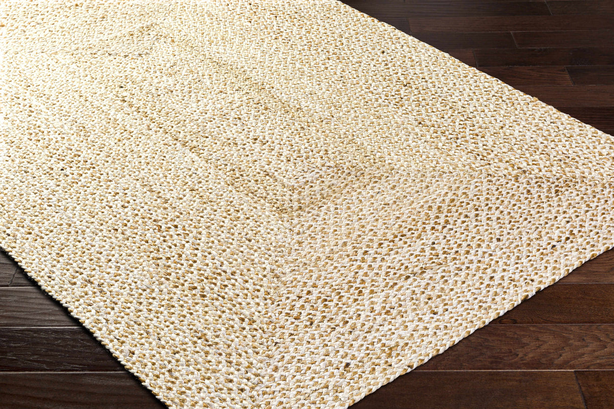 Elkie Cream Jute Area Rug - Clearance