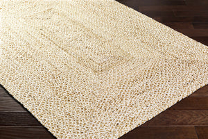 Elkie Cream Jute Area Rug - Clearance
