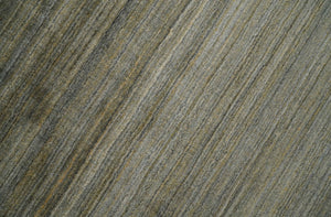 Modern Shaded Beige 5x7 Blended Bamboo Silk Hand Woven Area Rug