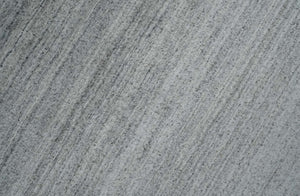 Modern Shaded Silver Gray 5x7 Blended Bamboo Silk Flatwoven Area Rug