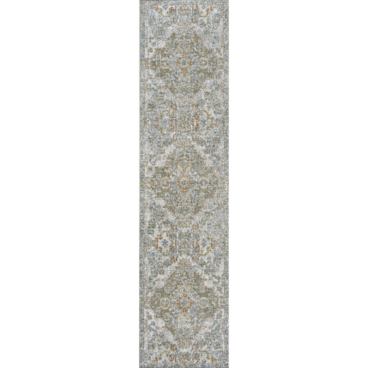 Shaemus Bohemian Medallion Low - Pile Machine - Washable Runner Rug - Tuesday Morning - Runner Rugs