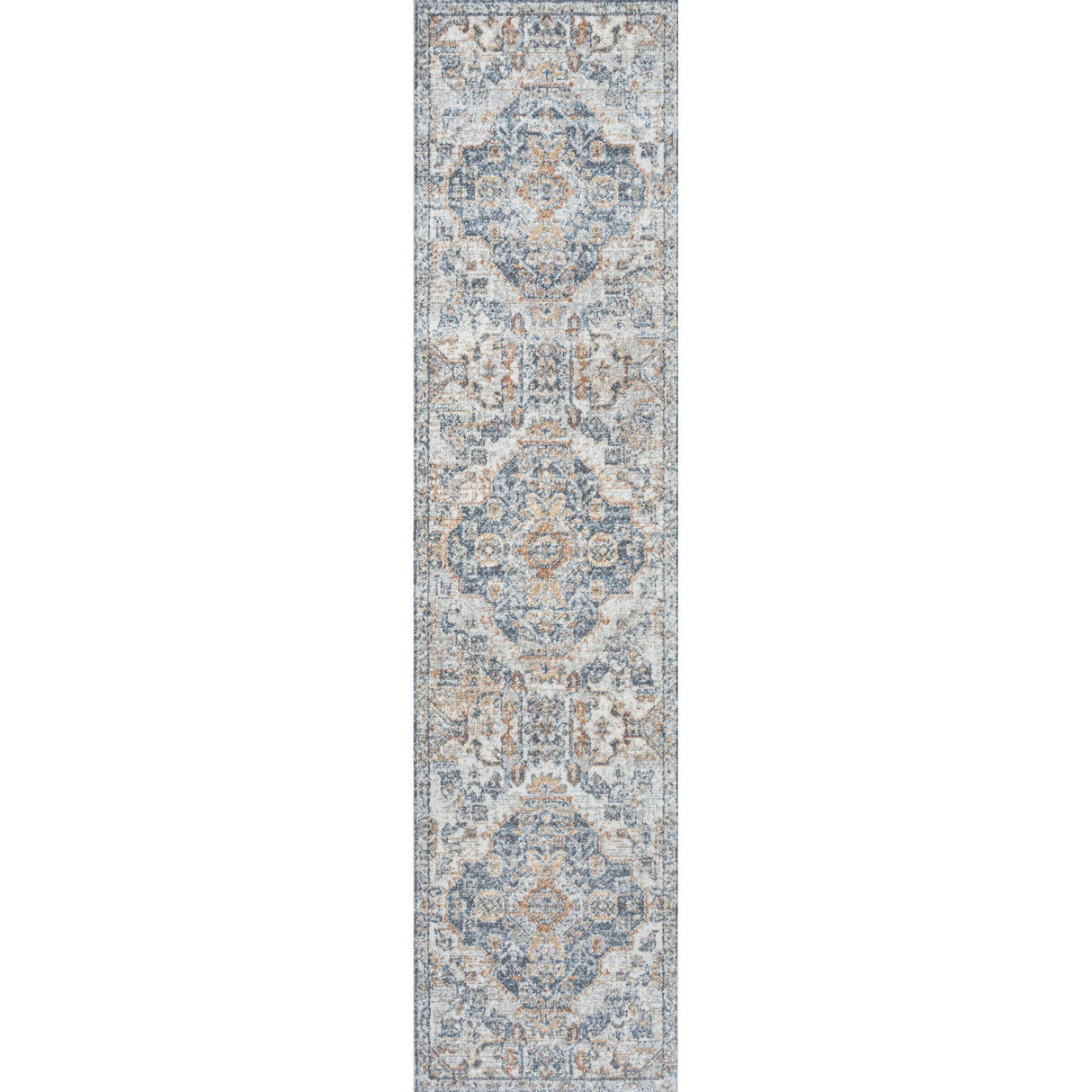 Shaemus Bohemian Medallion Low - Pile Machine - Washable Runner Rug - Tuesday Morning - Runner Rugs