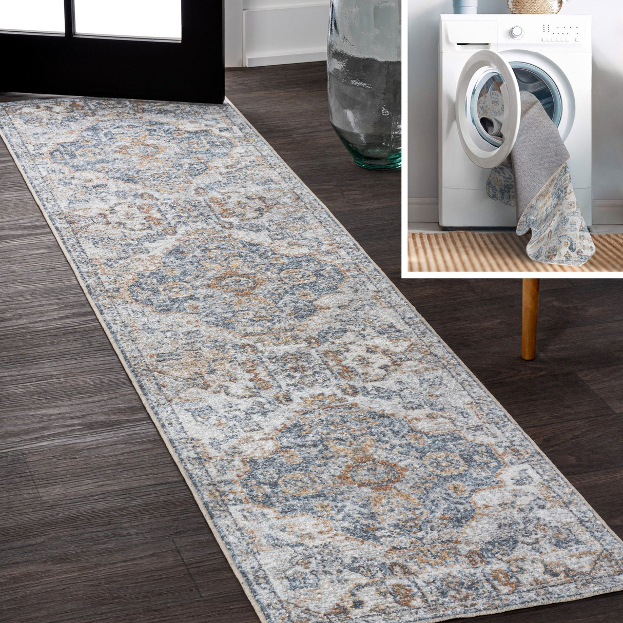 Shaemus-Bohemian-Medallion-Low-Pile-Machine-Washable-Runner-Rug-Runner-Rugs