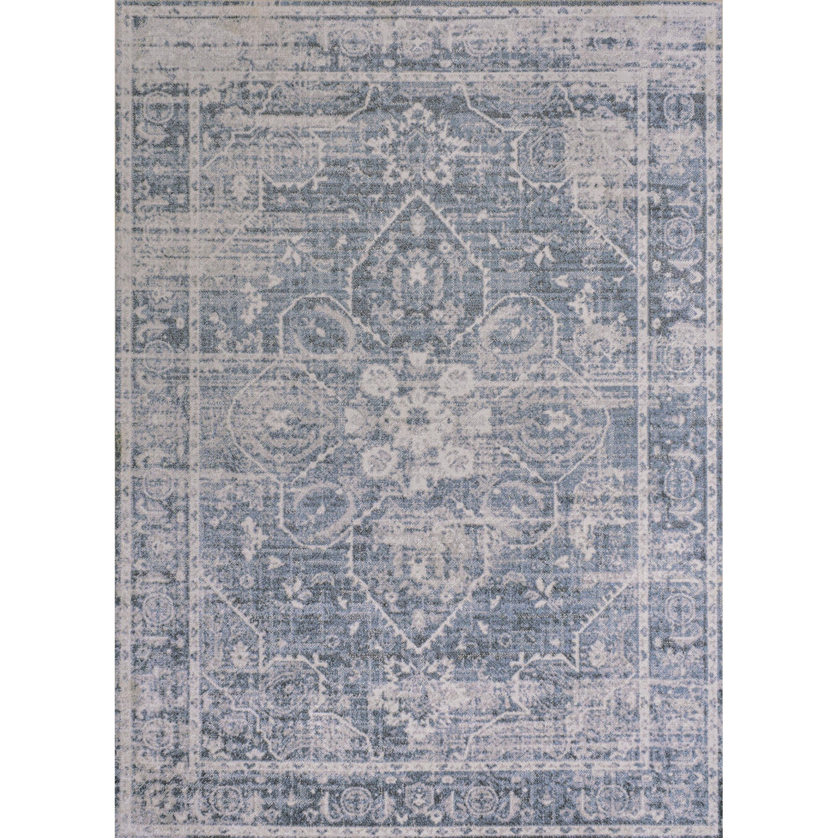 Shaii Global Medallion Low - Pile Machine - Washable Area Rug - Tuesday Morning - Area Rugs