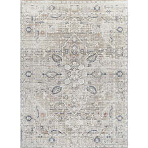 Shaii Global Medallion Low - Pile Machine - Washable Area Rug - Tuesday Morning - Area Rugs
