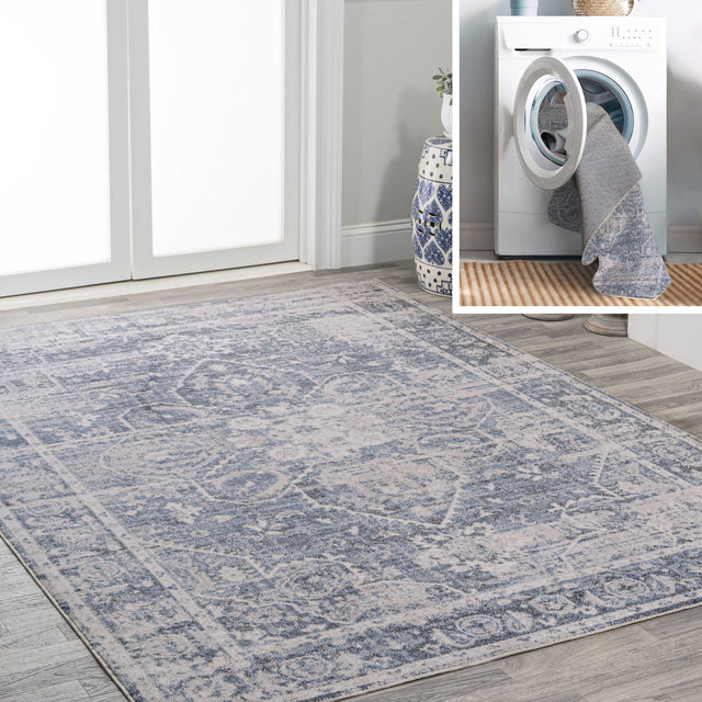 Shaii-Global-Medallion-Low-Pile-Machine-Washable-Area-Rug-Area-Rugs