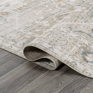 Shaii Global Medallion Low - Pile Machine - Washable Area Rug - Tuesday Morning - Area Rugs