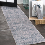 Shaii-Global-Medallion-Low-Pile-Machine-Washable-Runner-Rug-Runner-Rugs