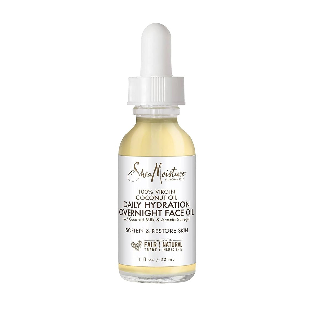 SheaMoisture 100% Virgin Coconut Daily Hydration Overnight Face Oil 1oz