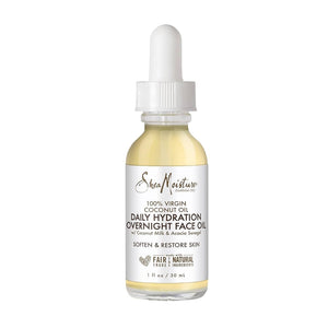 SheaMoisture 100% Virgin Coconut Daily Hydration Overnight Face Oil 1oz