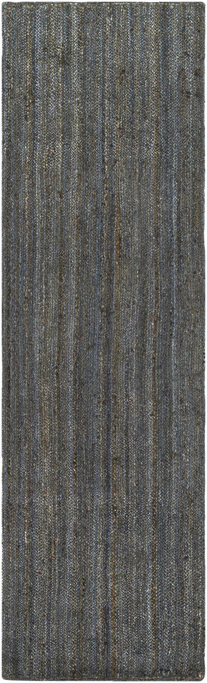Shipshewana Dark Blue Jute Rug - Clearance