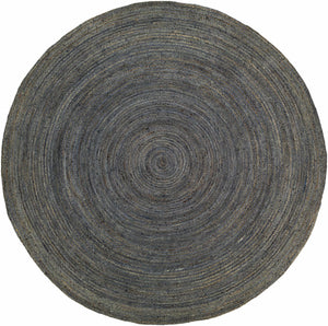 Shipshewana Dark Blue Jute Rug - Clearance