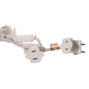 50-Light 5mm Red, White, Blue Frost LED White Wire Light Set