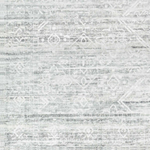 Blake Light Gray Washable Area Rug - Clearance