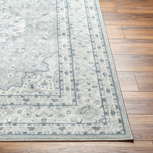 Farai Gray Medallion Area Rug - Clearance