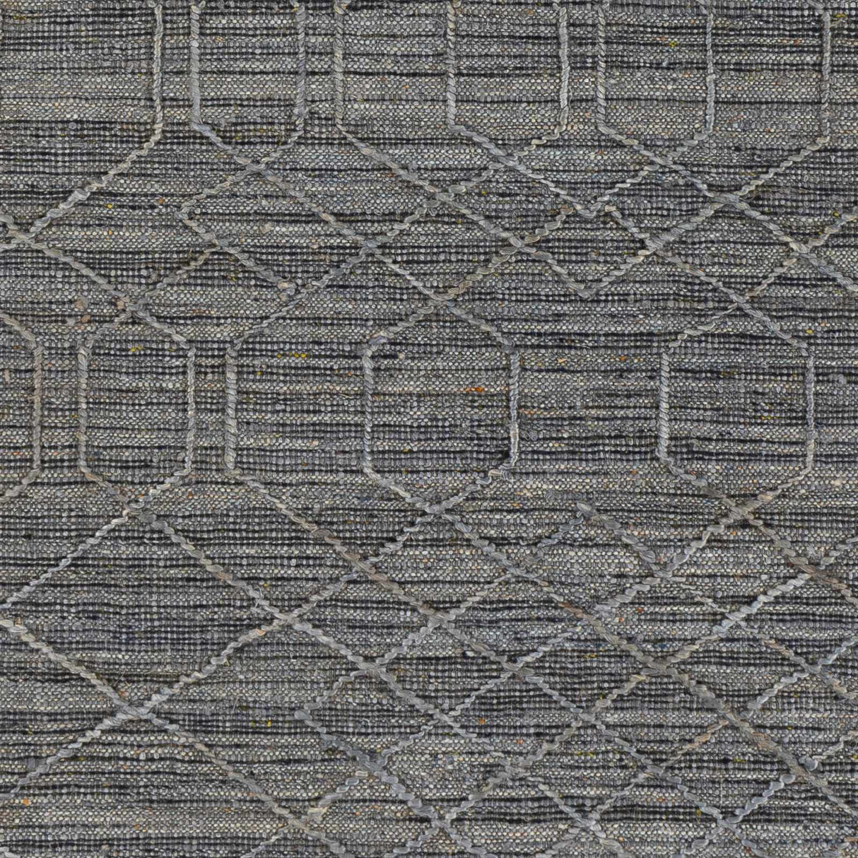 Manby Black Jute&Wool Area Carpet Area Rug - Clearance