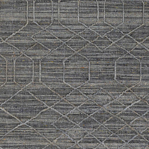 Manby Black Jute&Wool Area Carpet Area Rug - Clearance