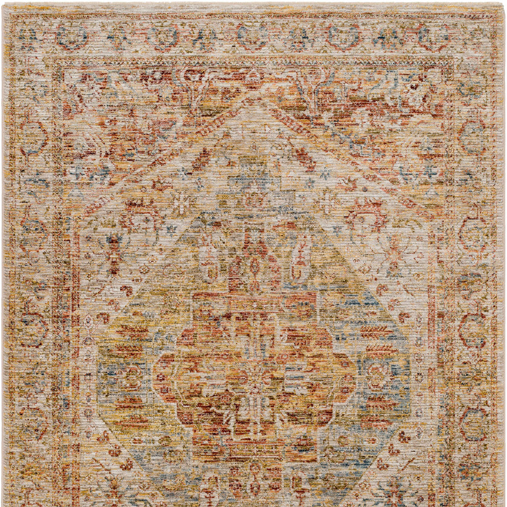 Alois Rust Rich Textured Traditional Rug