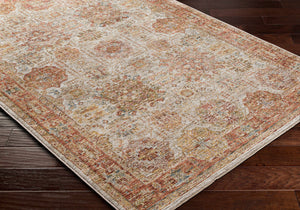Ange Rust Rich Textured Traditional Rug