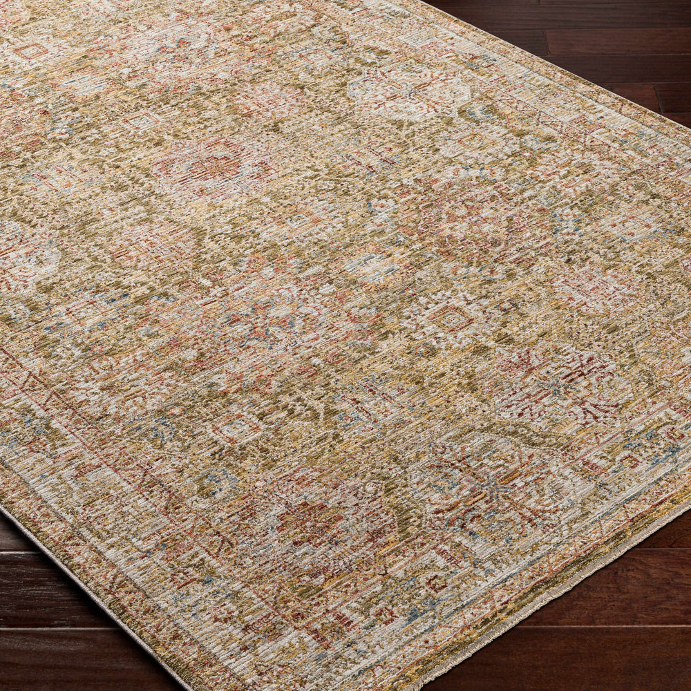 Ange Tan Rich Textured Traditional Rug