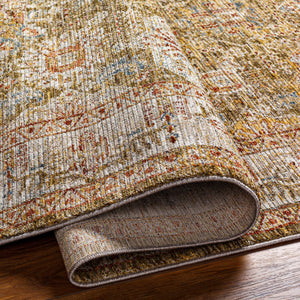 Ange Tan Rich Textured Traditional Rug