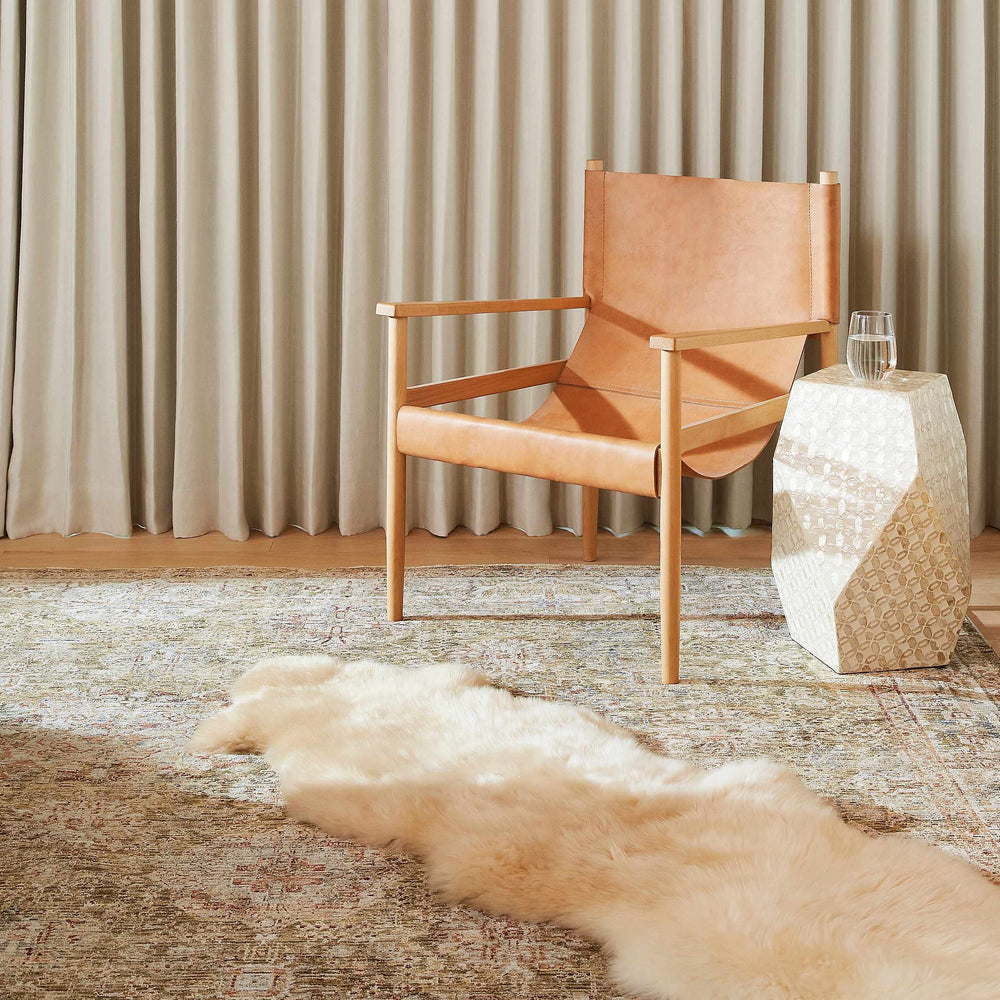 Ange Tan Rich Textured Traditional Rug