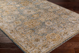 Ange Cream & Blue Rich Textured Rug