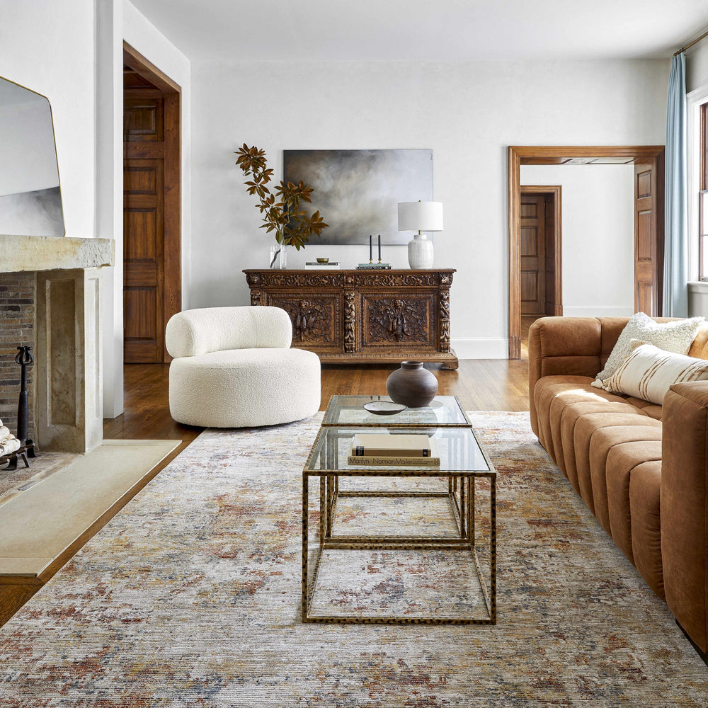 Chas Tan Rich Textured Traditional Rug