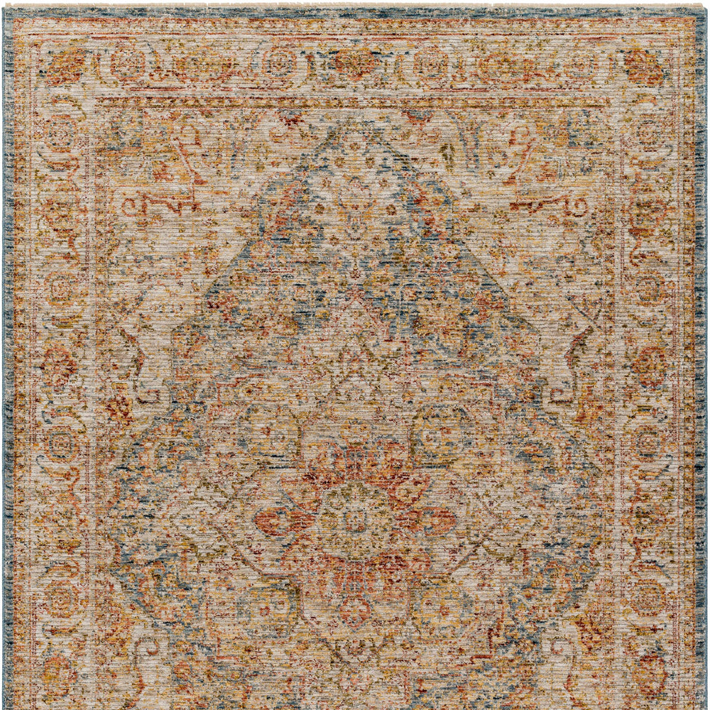 Cress Tan Rich Textured Traditional Rug
