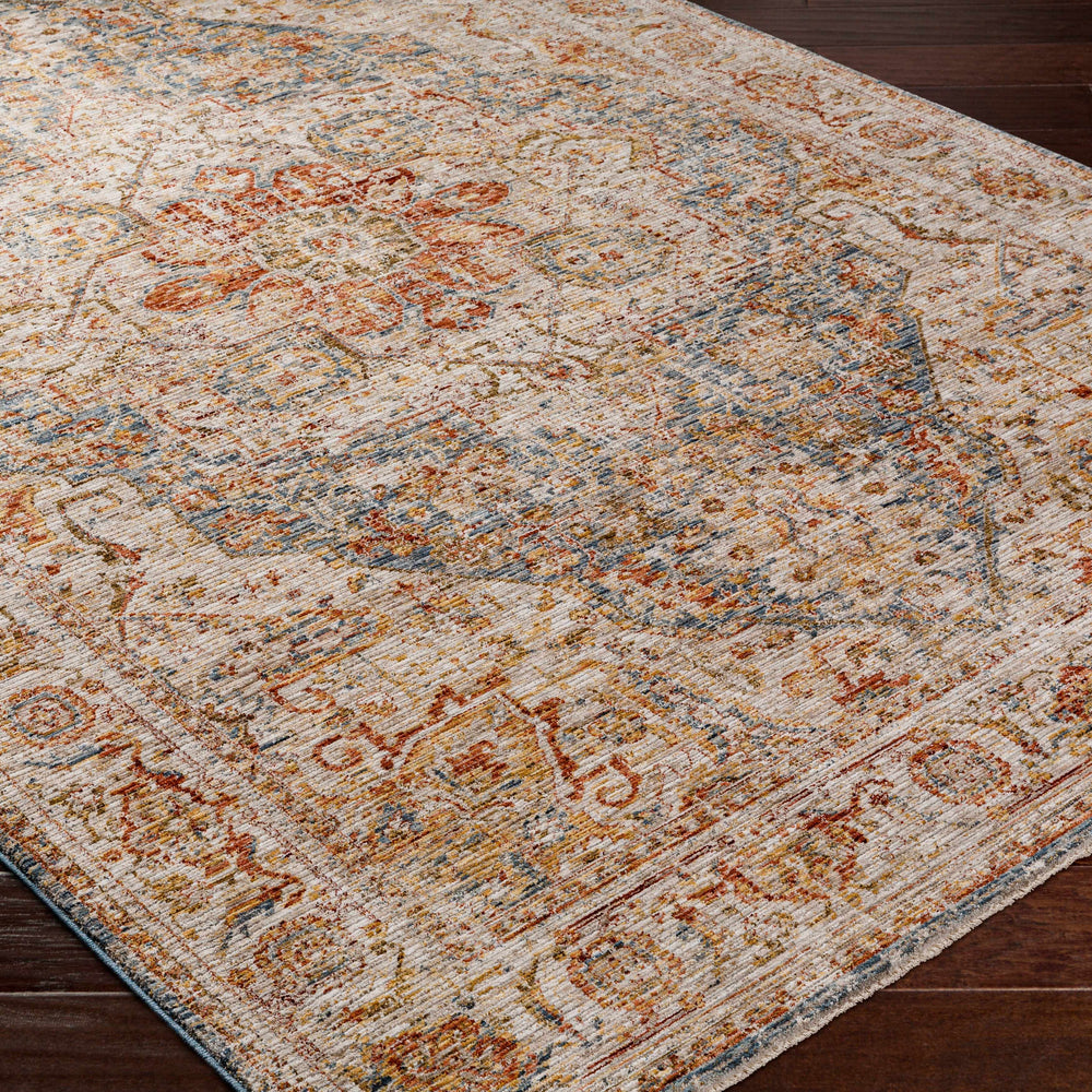 Cress Tan Rich Textured Traditional Rug