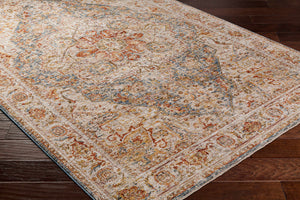 Cress Tan Rich Textured Traditional Rug