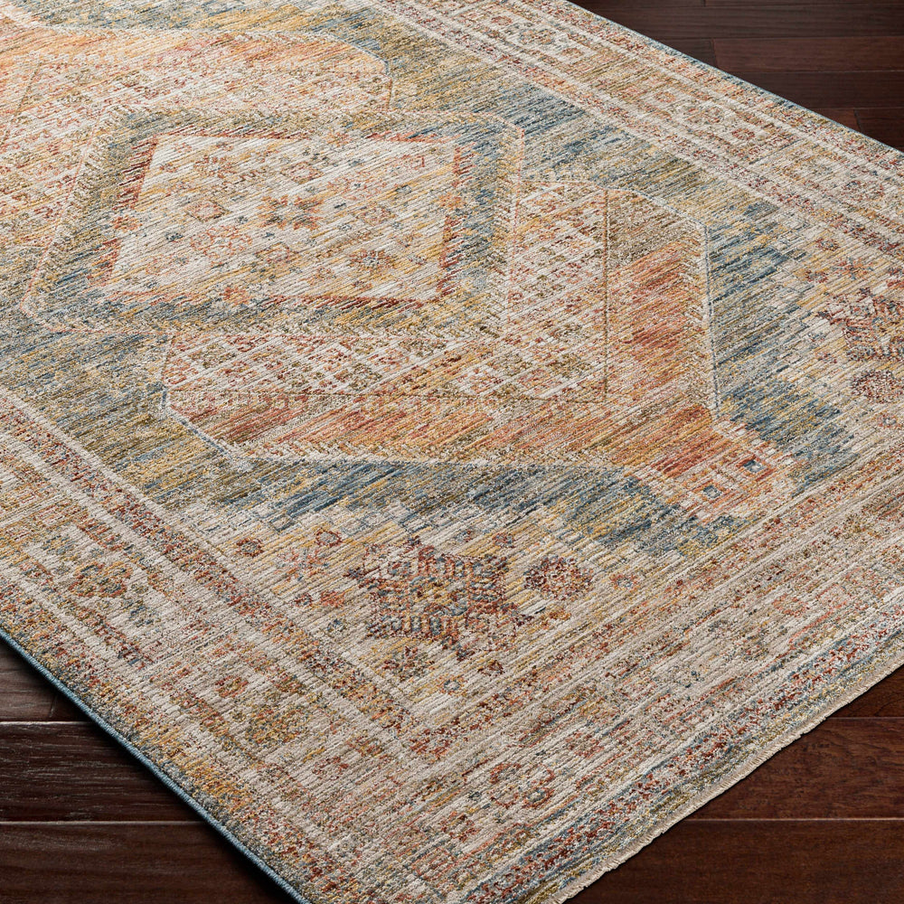Moya Cream Rich Textured Traditional Rug